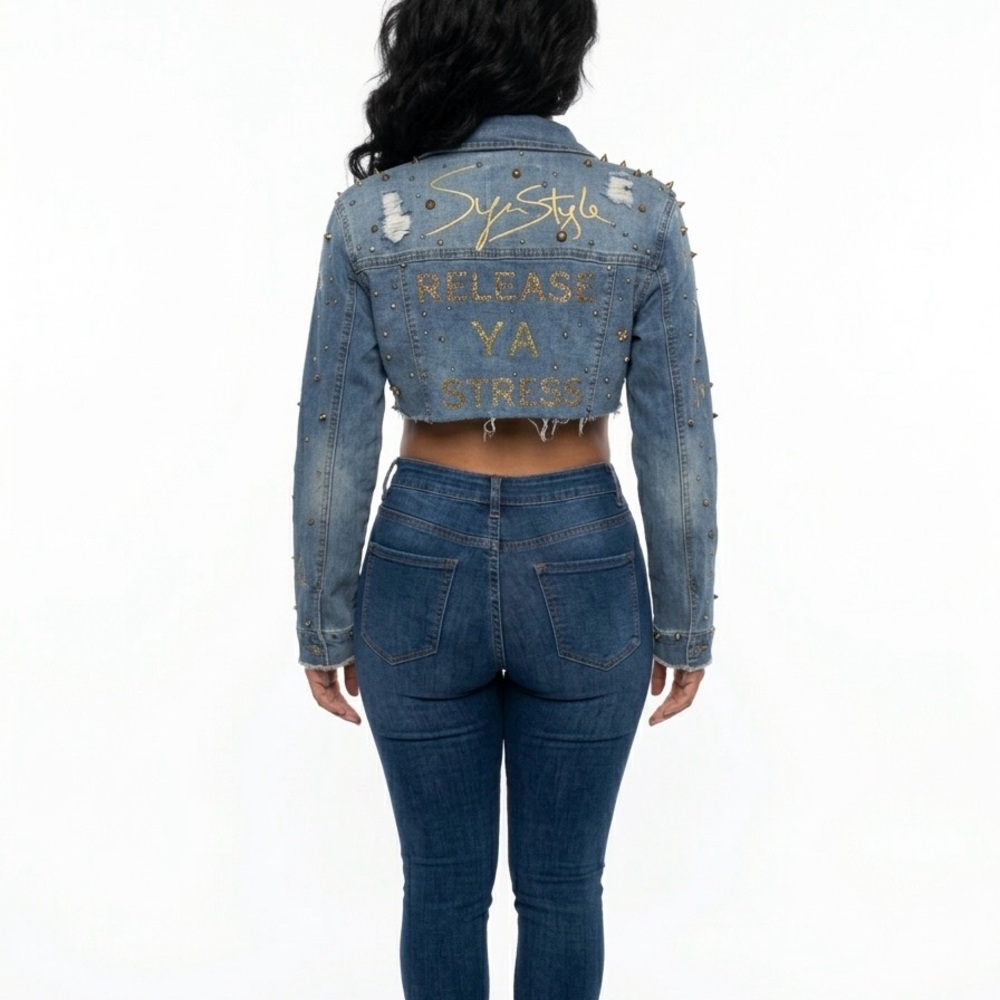 Upcycled Jean Jacket - image 2